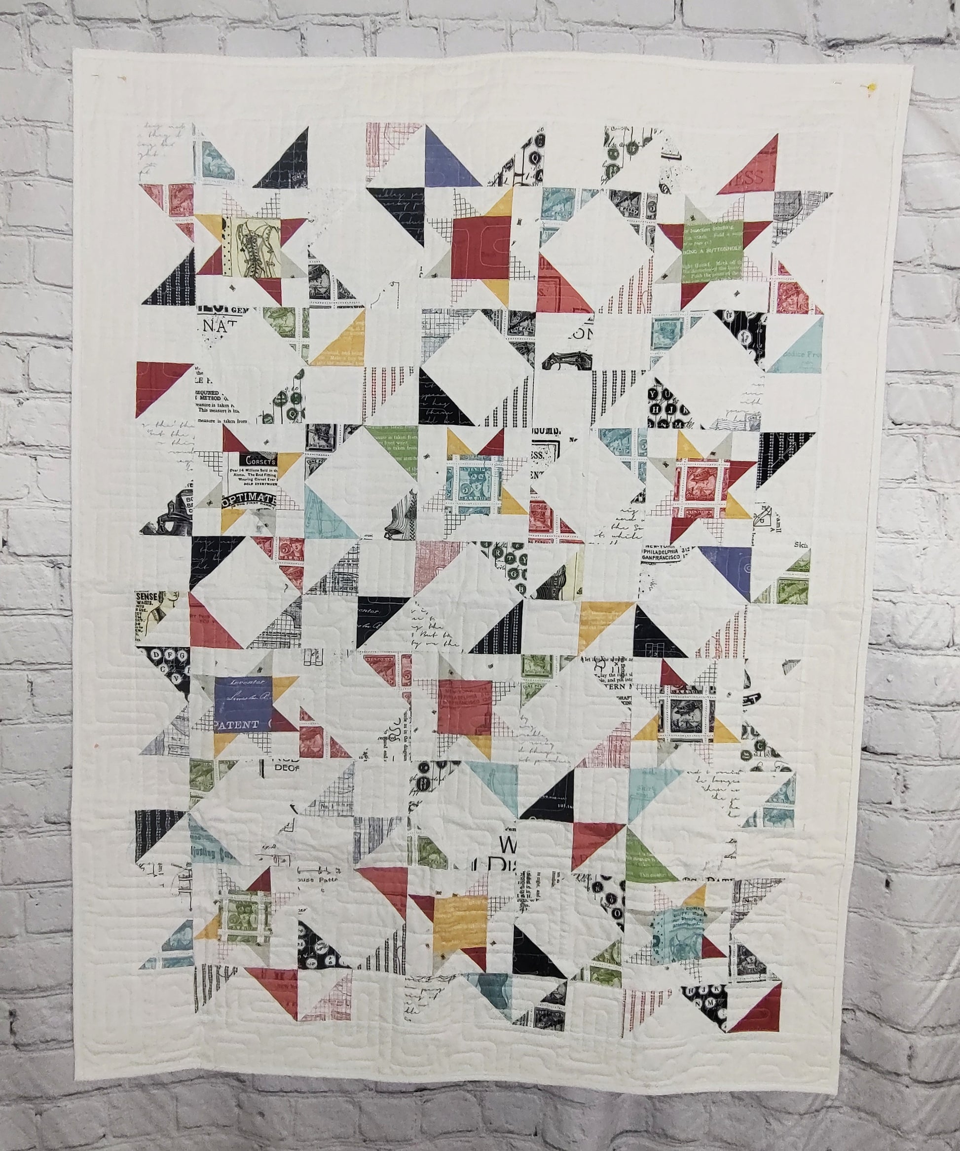Starlight Sewing Antique Modern lap quilt