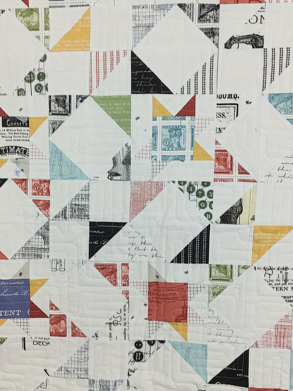 Starlight Sewing Antique Modern lap quilt