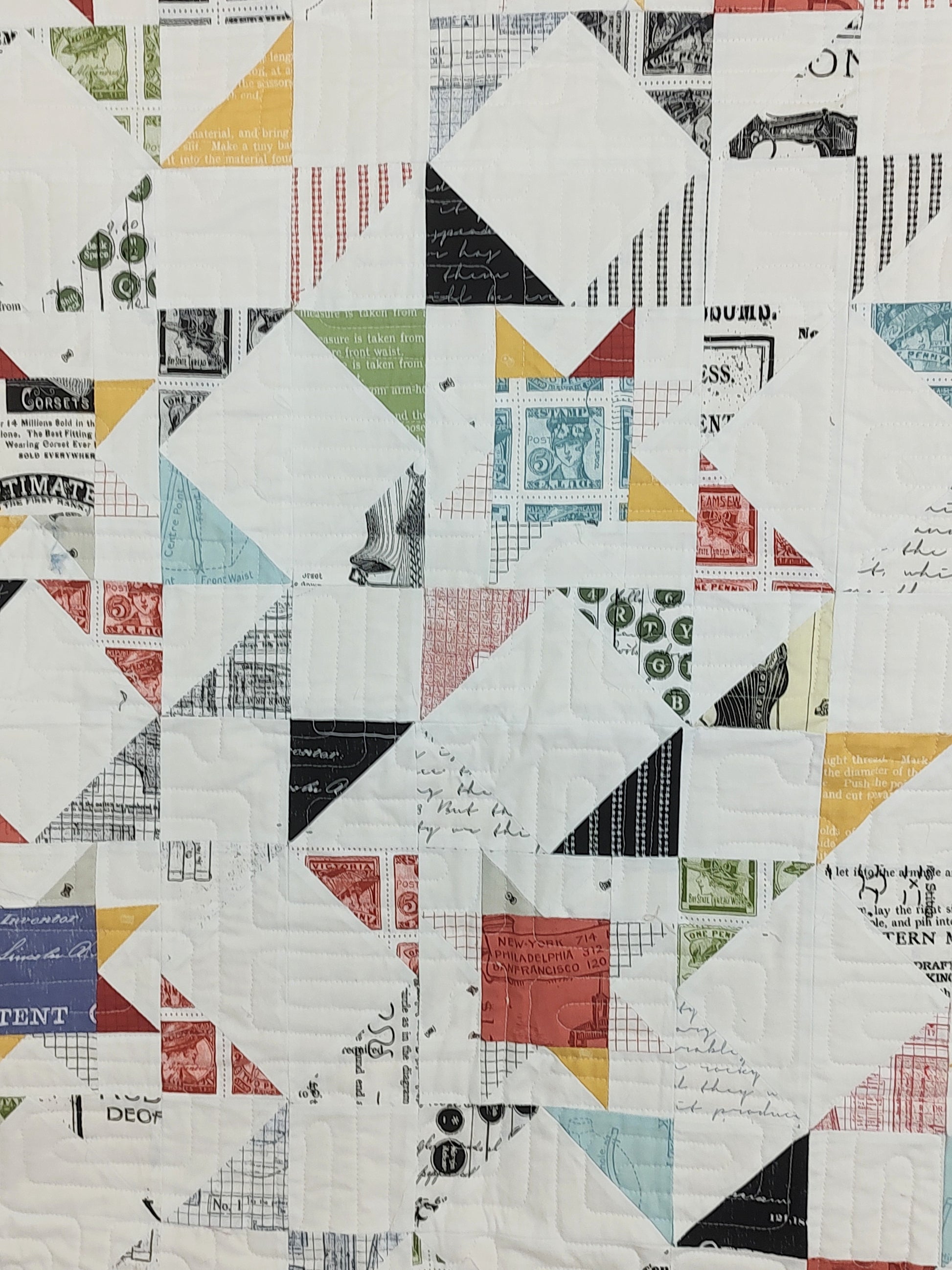Starlight Sewing Antique Modern lap quilt