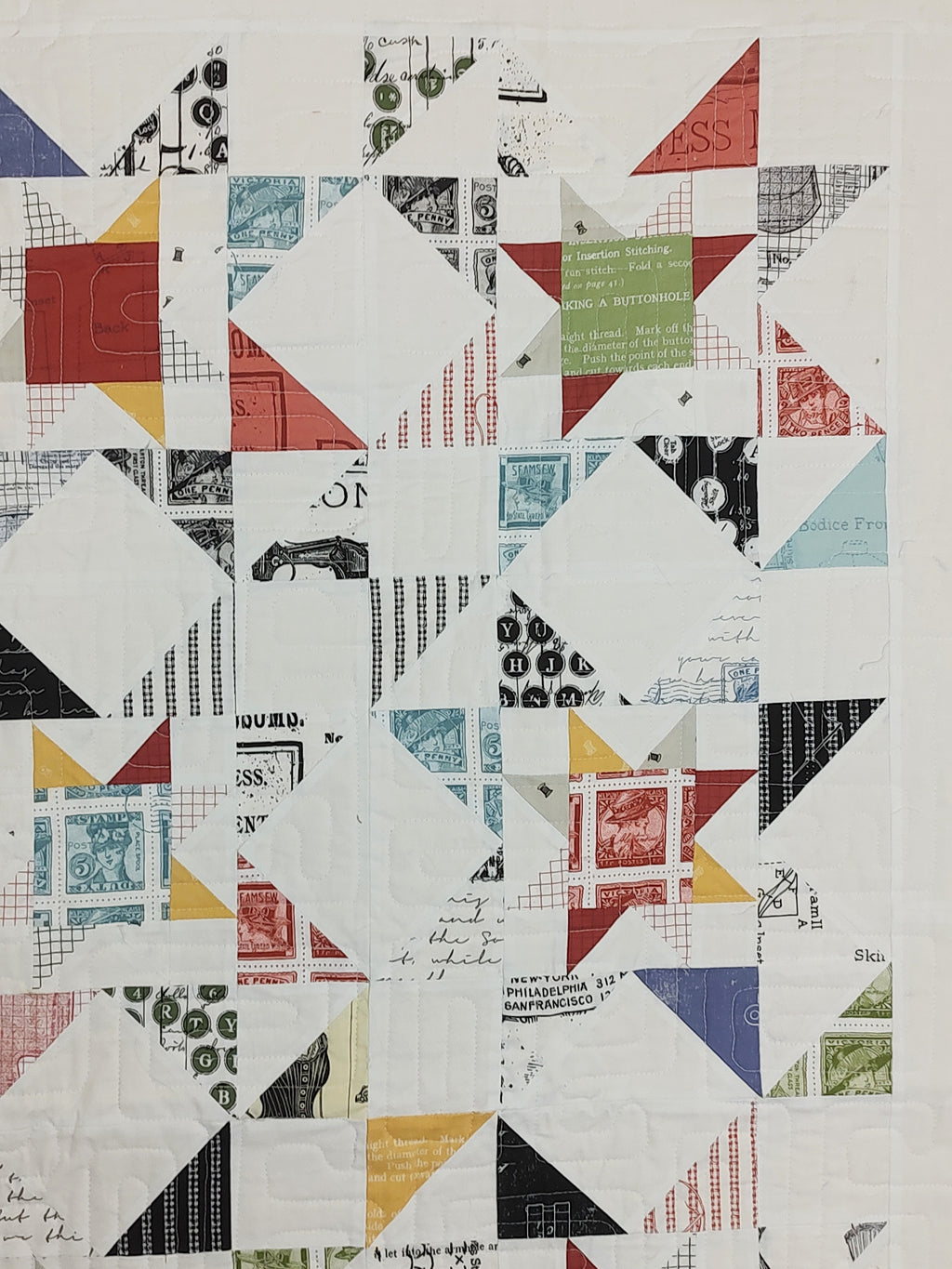 Starlight Sewing Antique Modern lap quilt