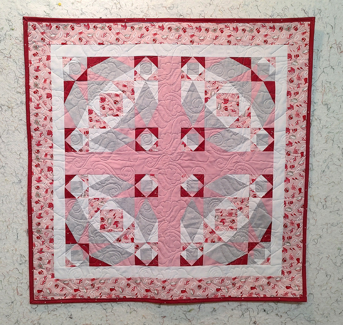 BL161 Wild Storm Accuquilt friendly Pattern EASY with 5 x half yard fabrics RETIRING