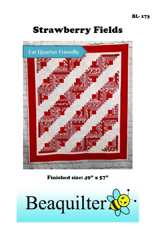 BL173 Strawberry fields quilt Fabric KIT Norahs Garden