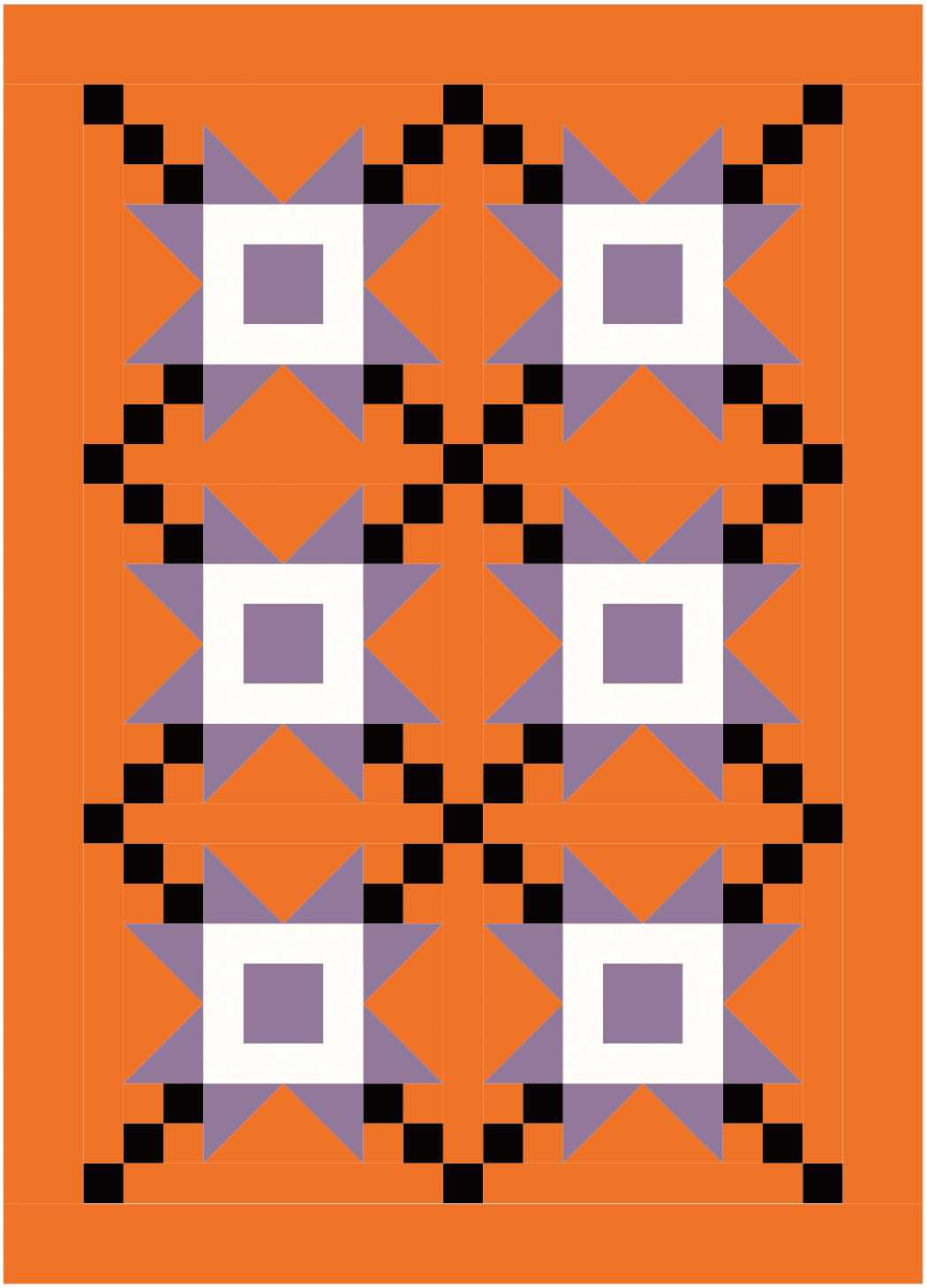 BL197 Sunflower Bees Quilt Kit SMALL