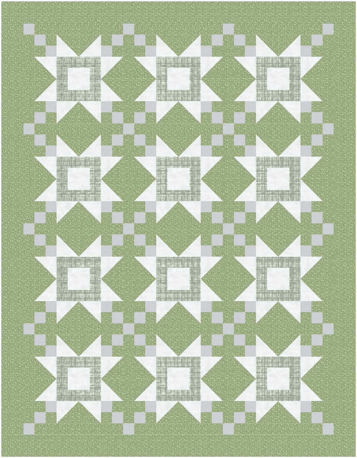 BL197 Sunflower Bees Quilt Kit MEDIUM