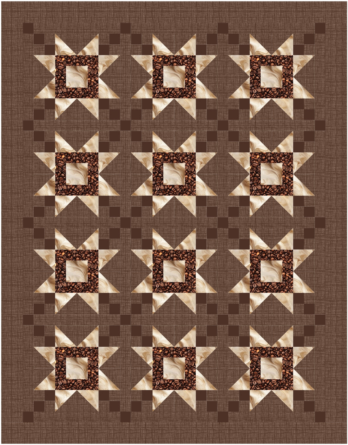 BL197 Sunflower Bees Quilt Kit 3 sizes