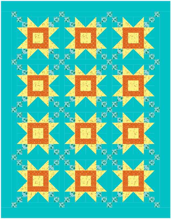 BL197 Sunflower Bees Quilt Kit M Norahs garden