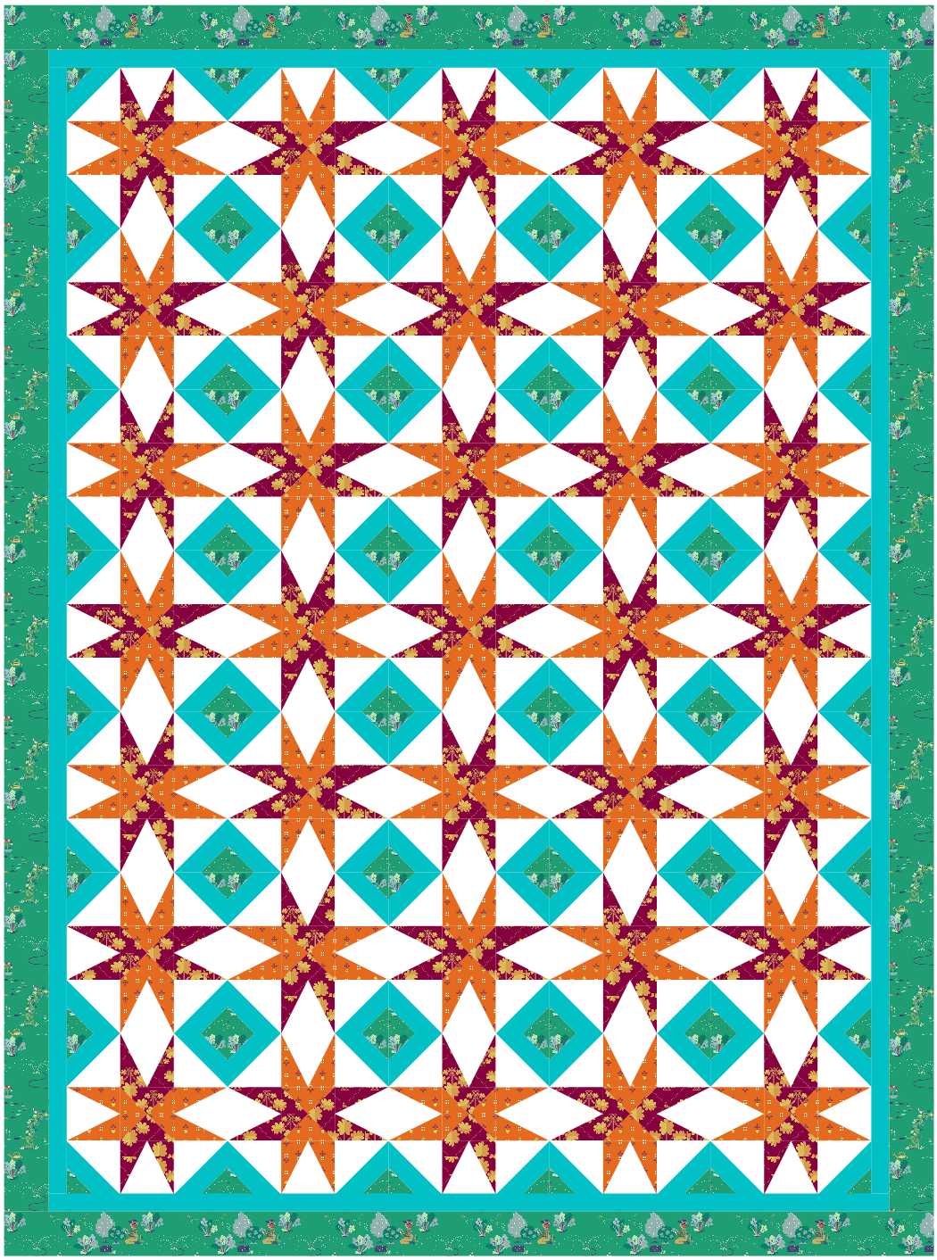 BL225 Super Nova quilt kit L Super Nova