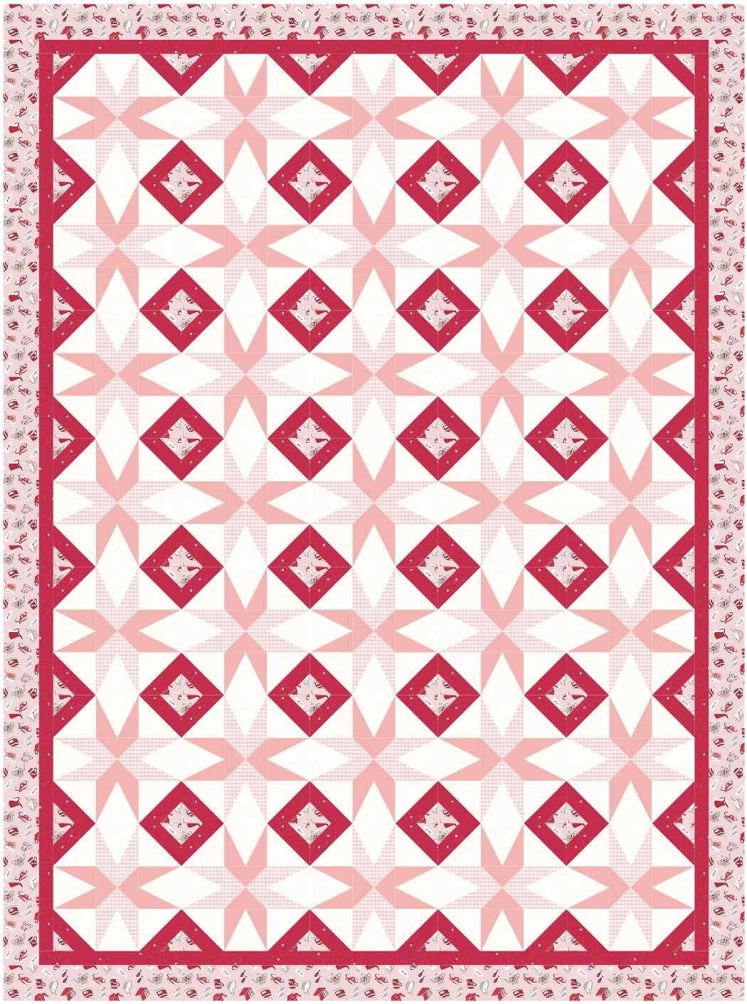BL225 Super Nova quilt fabric kit LARGE