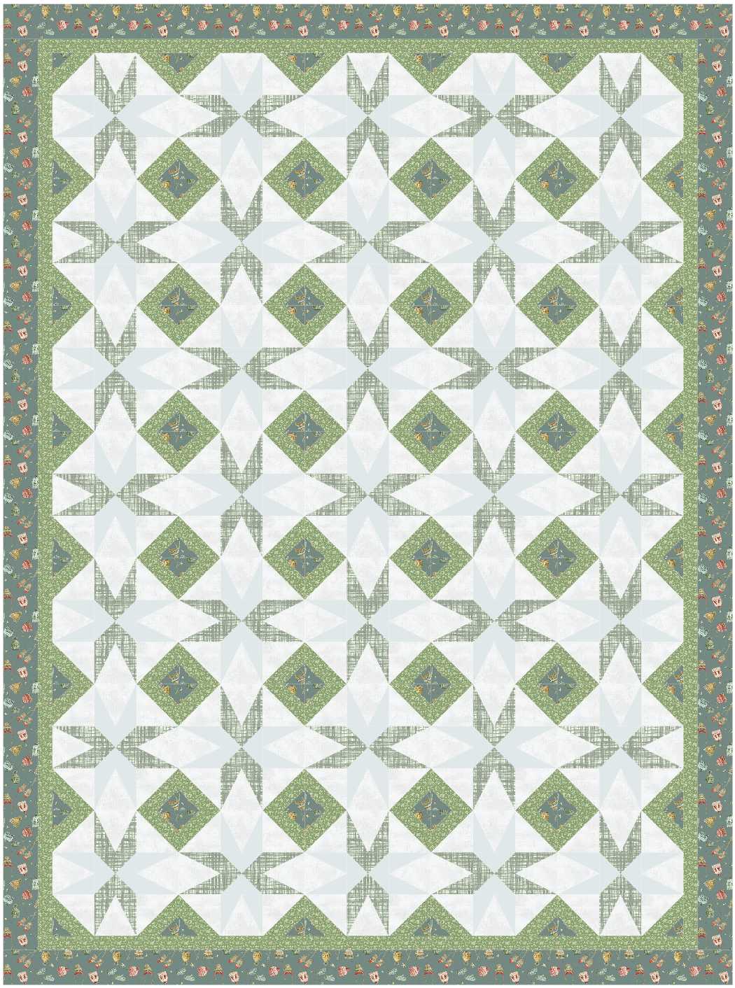 BL225 Super Nova quilt fabric kit LARGE