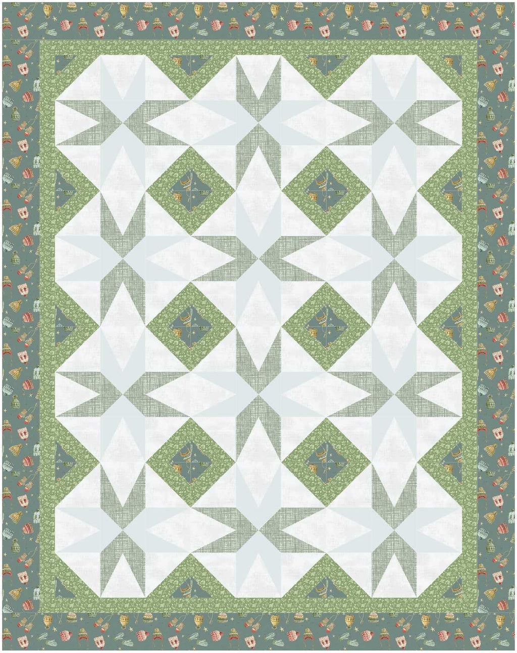 BL225 Super Nova quilt fabric kit MEDIUM