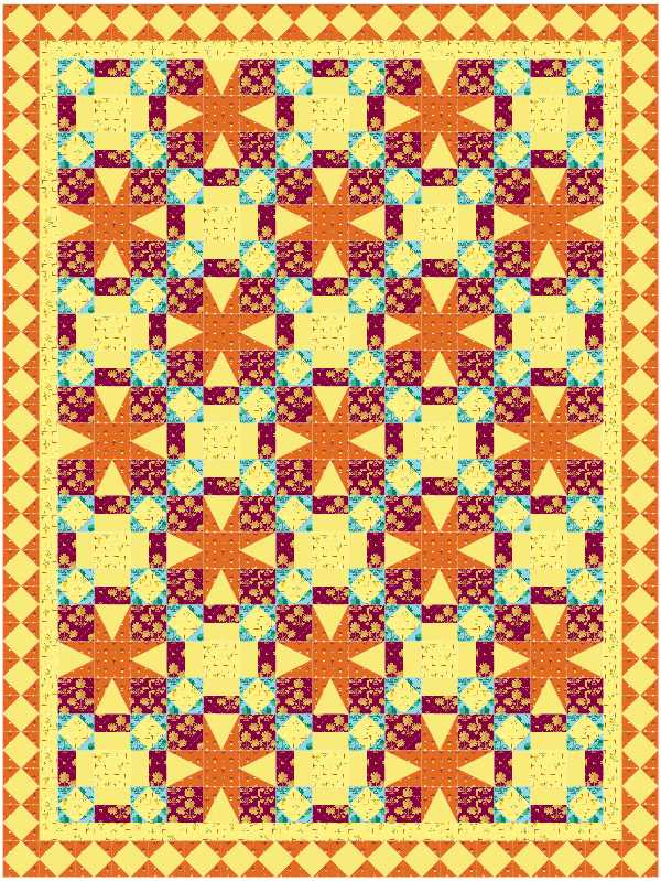 BL177 Sweet Dreams Quilt Kit L Norahs garden
