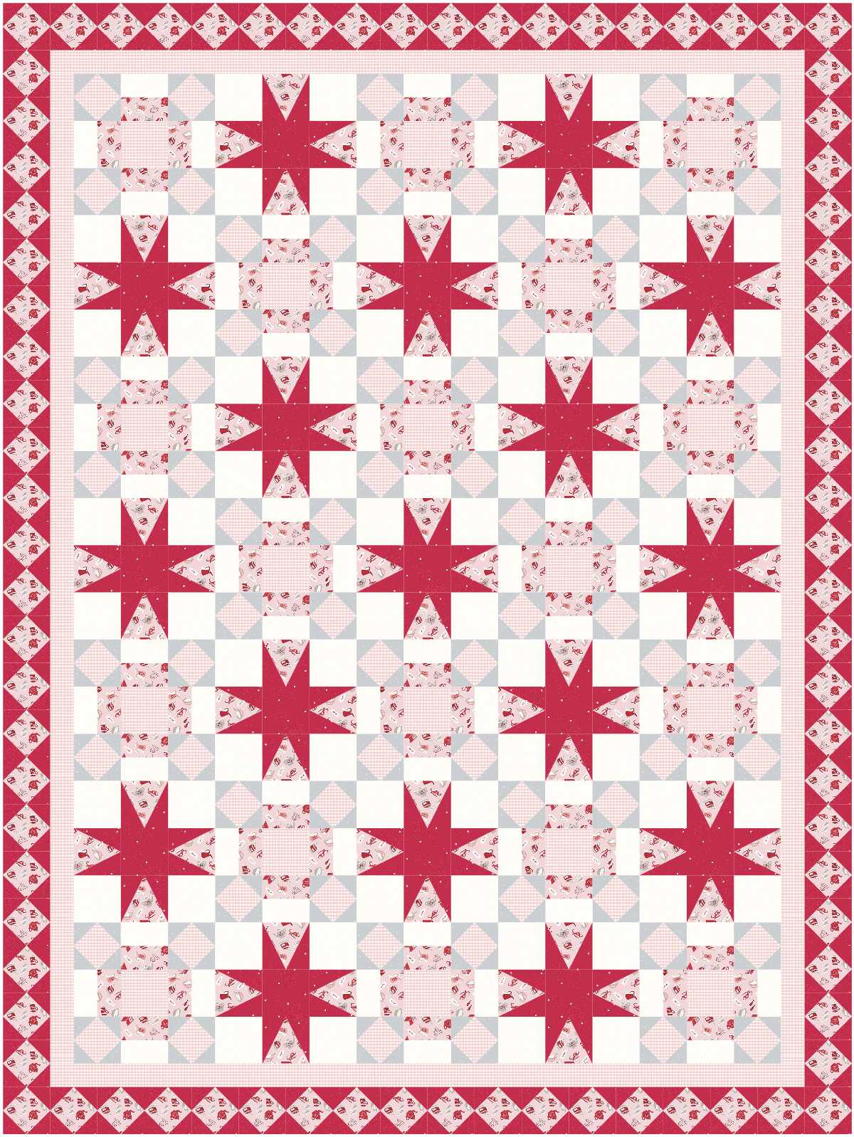 BL177 Sweet Dreams Quilt Kit LARGE