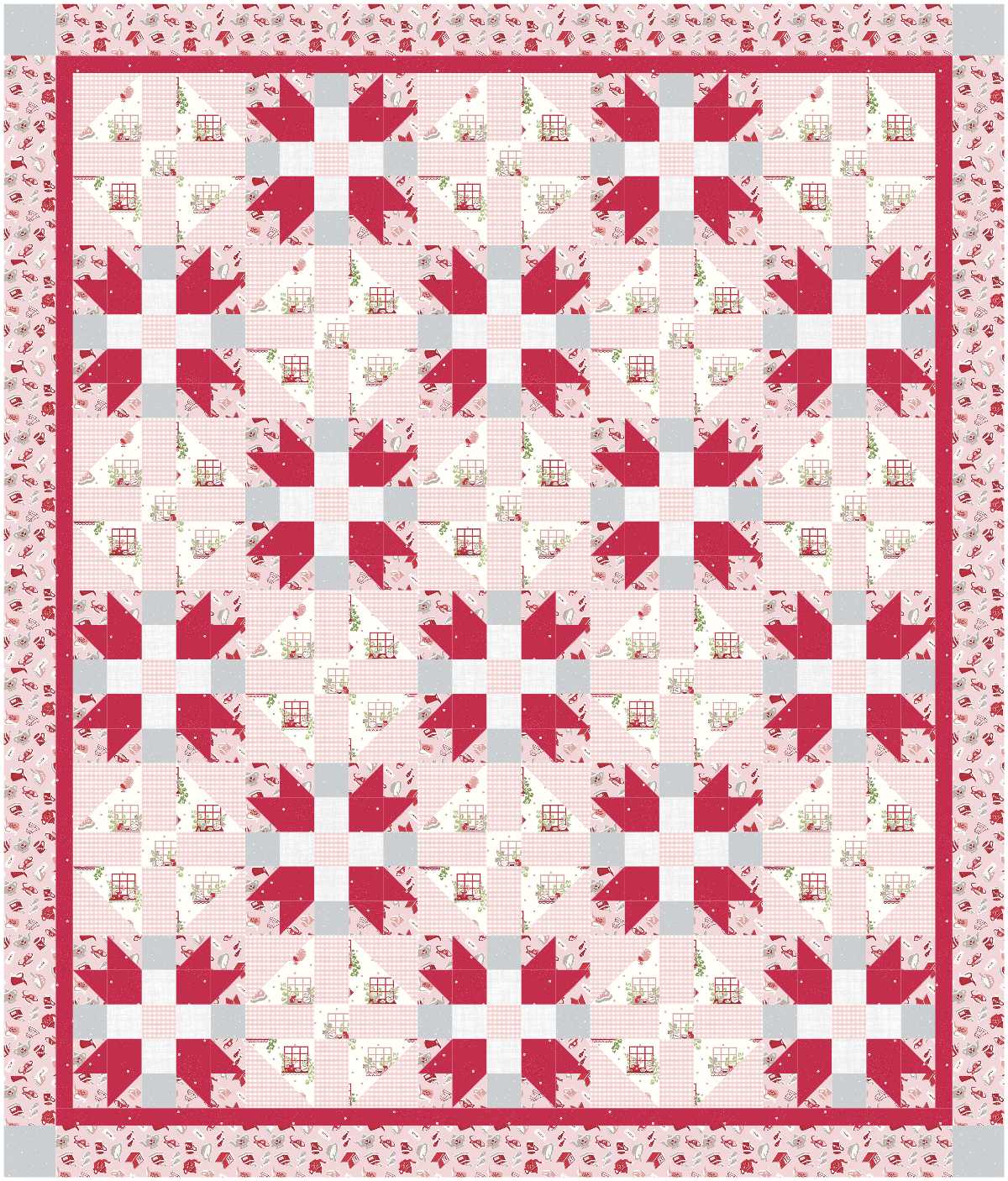 BL149 This Little Piggy Quilt Kit MEDIUM