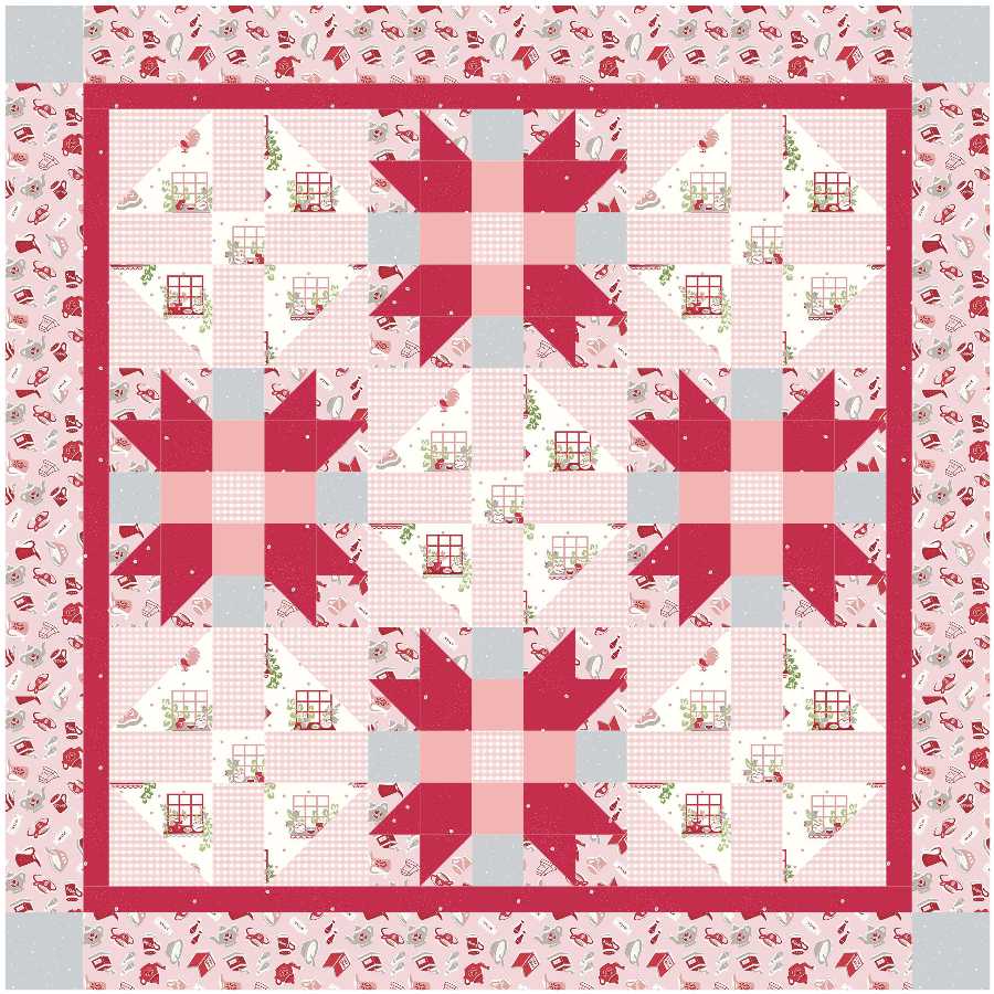 BL149 This Little Piggy Quilt Kit SMALL