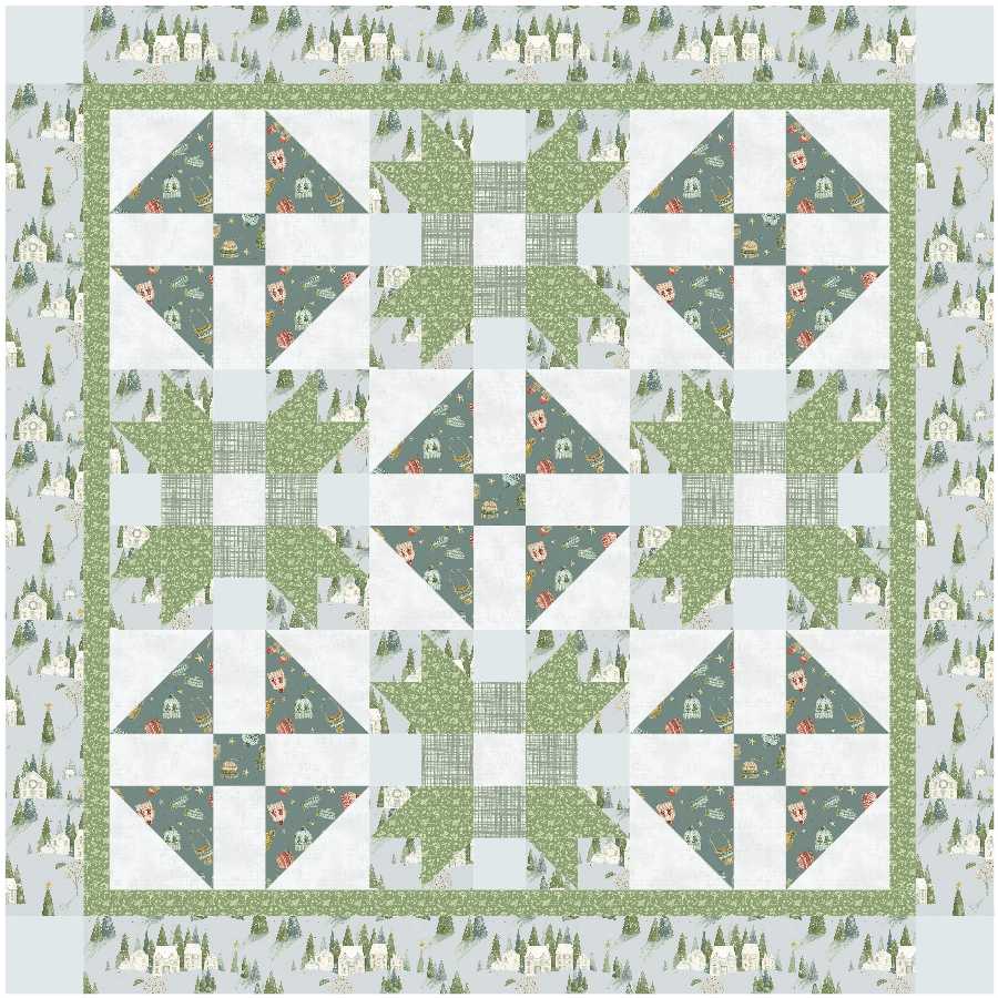 BL149 This Little Piggy Quilt Kit SMALL