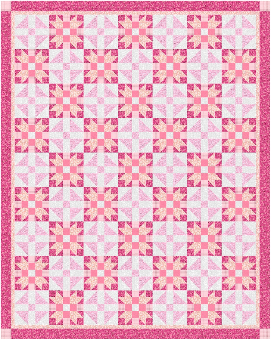 BL149 This Little Piggy Quilt Pattern PDF Accuquilt friendly in 2 sizes, rotary cutting instructions included.
