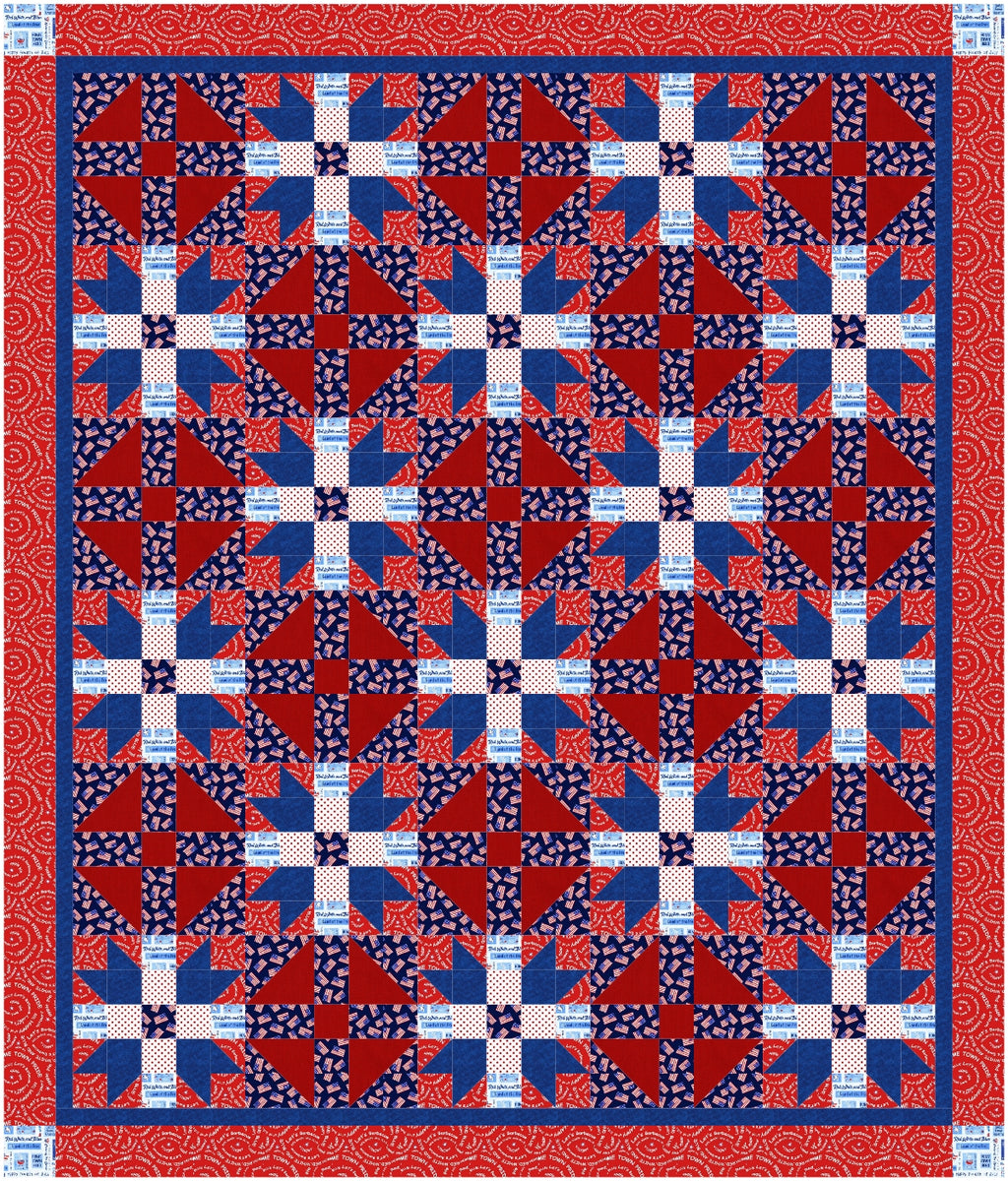 BL149 This Little Piggy Quilt Pattern PDF Accuquilt friendly in 2 sizes, rotary cutting instructions included.