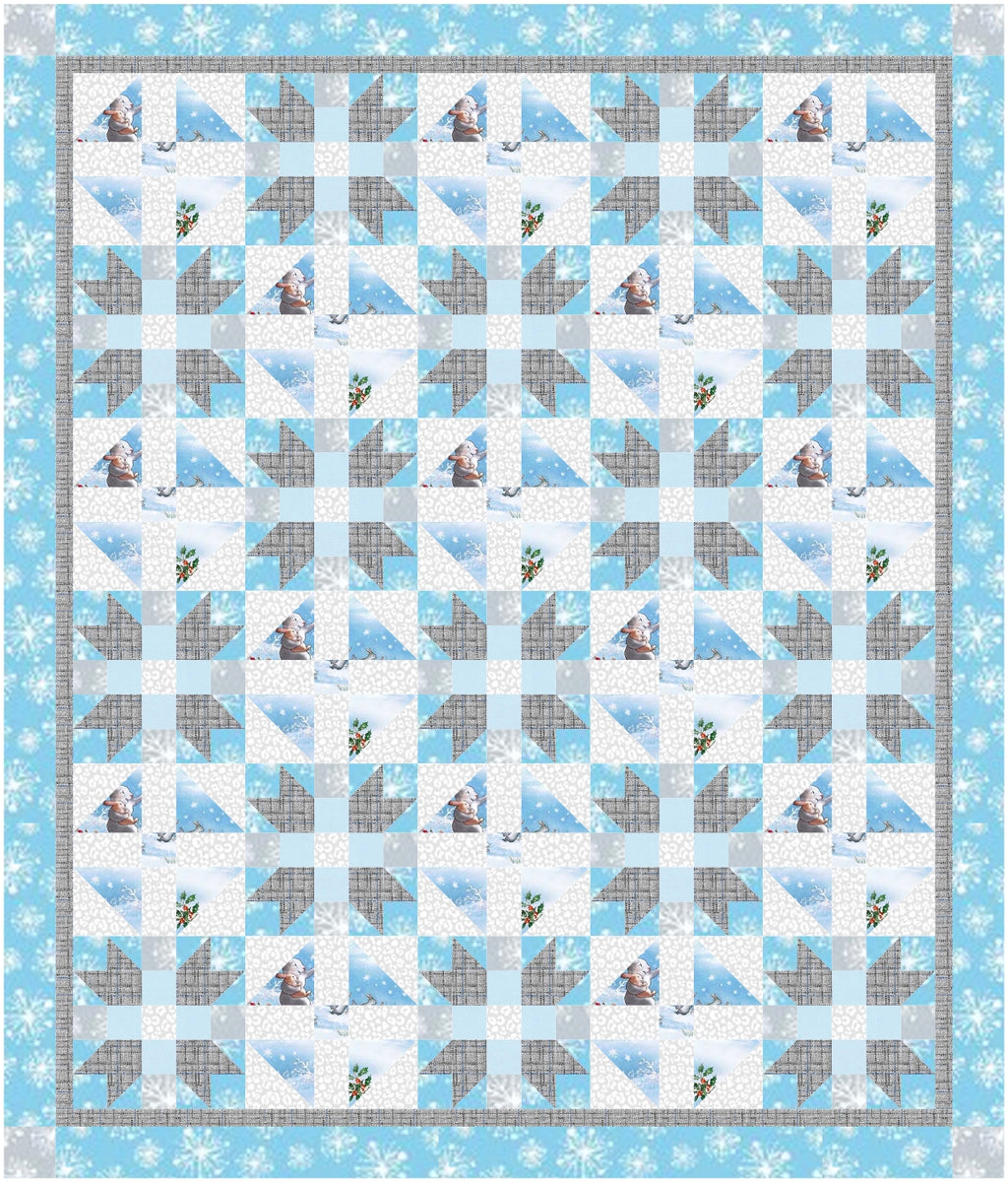 BL149 This Little Piggy Quilt Pattern PDF Accuquilt friendly in 2 sizes, rotary cutting instructions included.