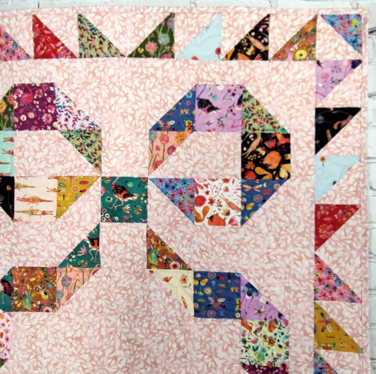 BL259 Tied with a Bow Charm Pack 5" Quilt pattern Accuquilt  friendly rotary cutting included
