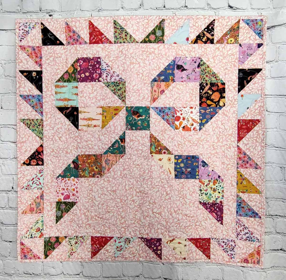 BL259 Tied with a Bow Charm Pack 5" Quilt pattern Accuquilt  friendly rotary cutting included