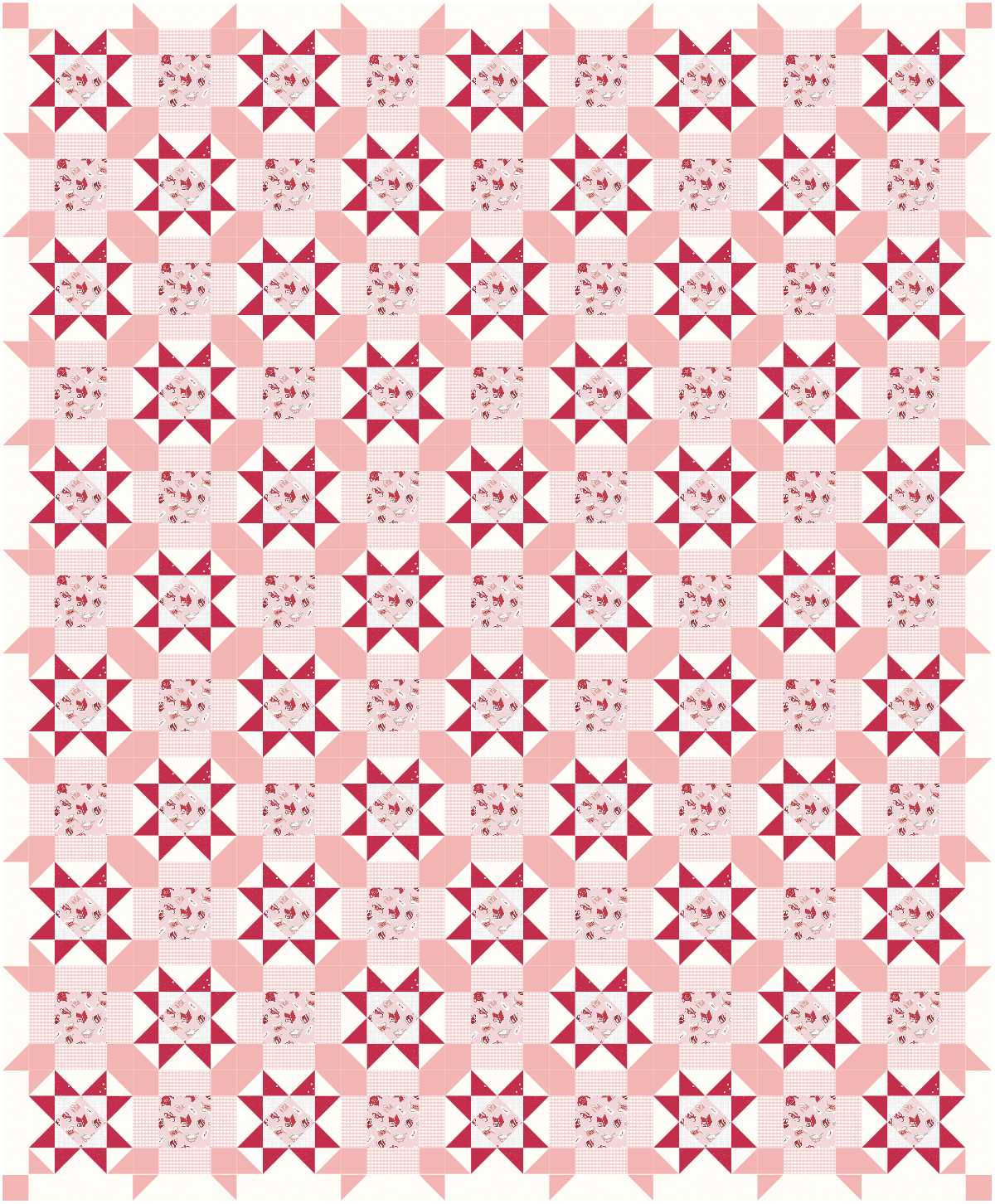 BL101 Underwater Stars Quilt Kit LARGE