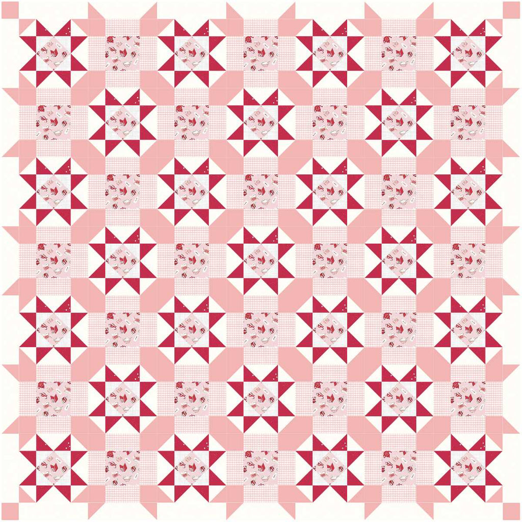 BL101 Underwater Stars Quilt Kit MEDIUM