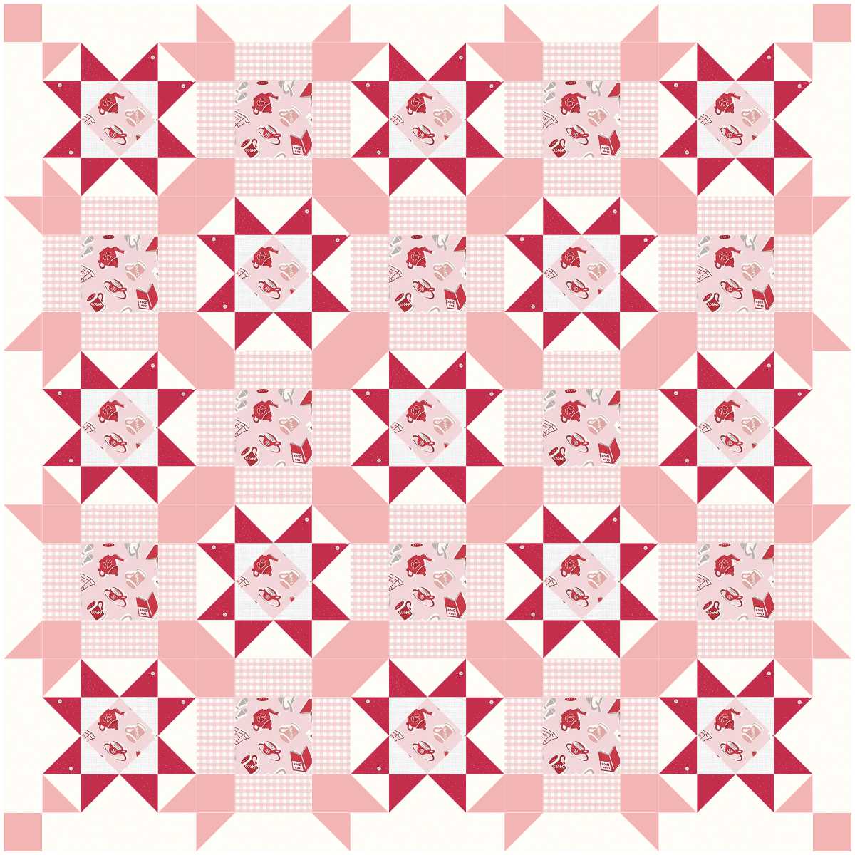 BL101 Underwater Stars Quilt Kit