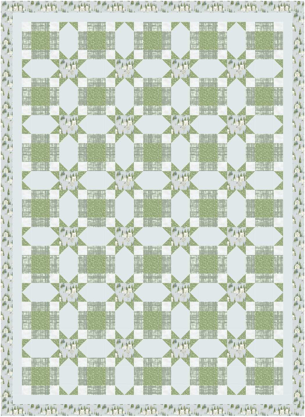 BL250 Vanishing Quilt fabric KIT LARGE