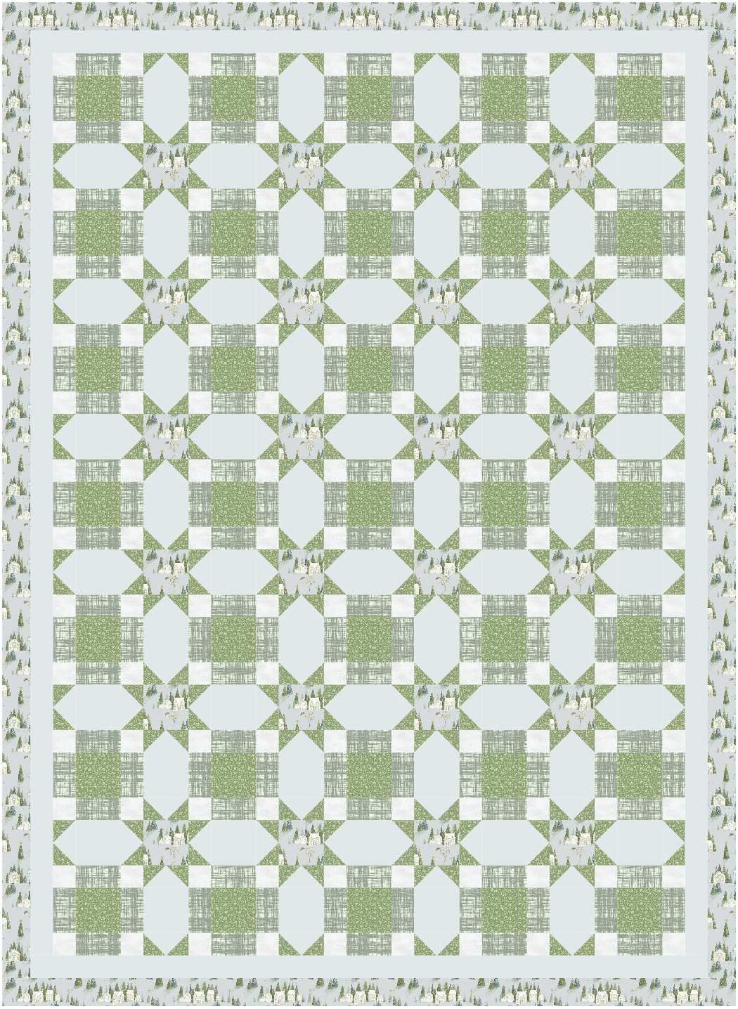 BL250 Vanishing Quilt fabric KIT LARGE