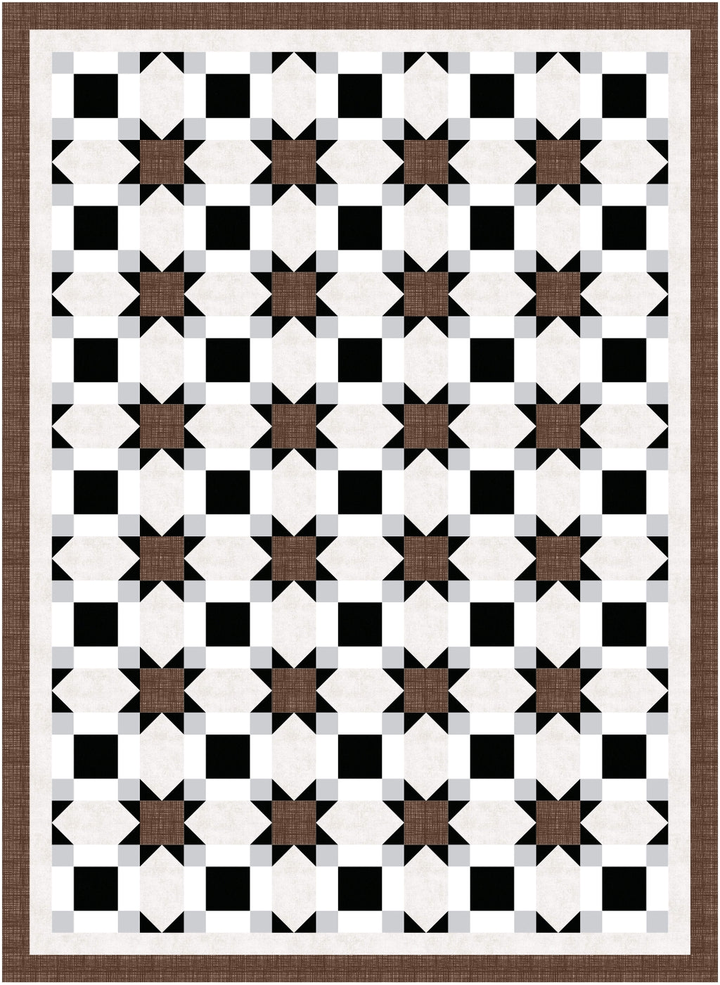 BL250 Vanishing Quilt pattern 3 sizes Accuquilt friendly rotary cutting included