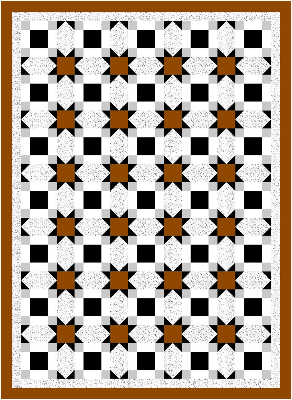 BL250 Vanishing Quilt pattern 3 sizes Accuquilt friendly rotary cutting included
