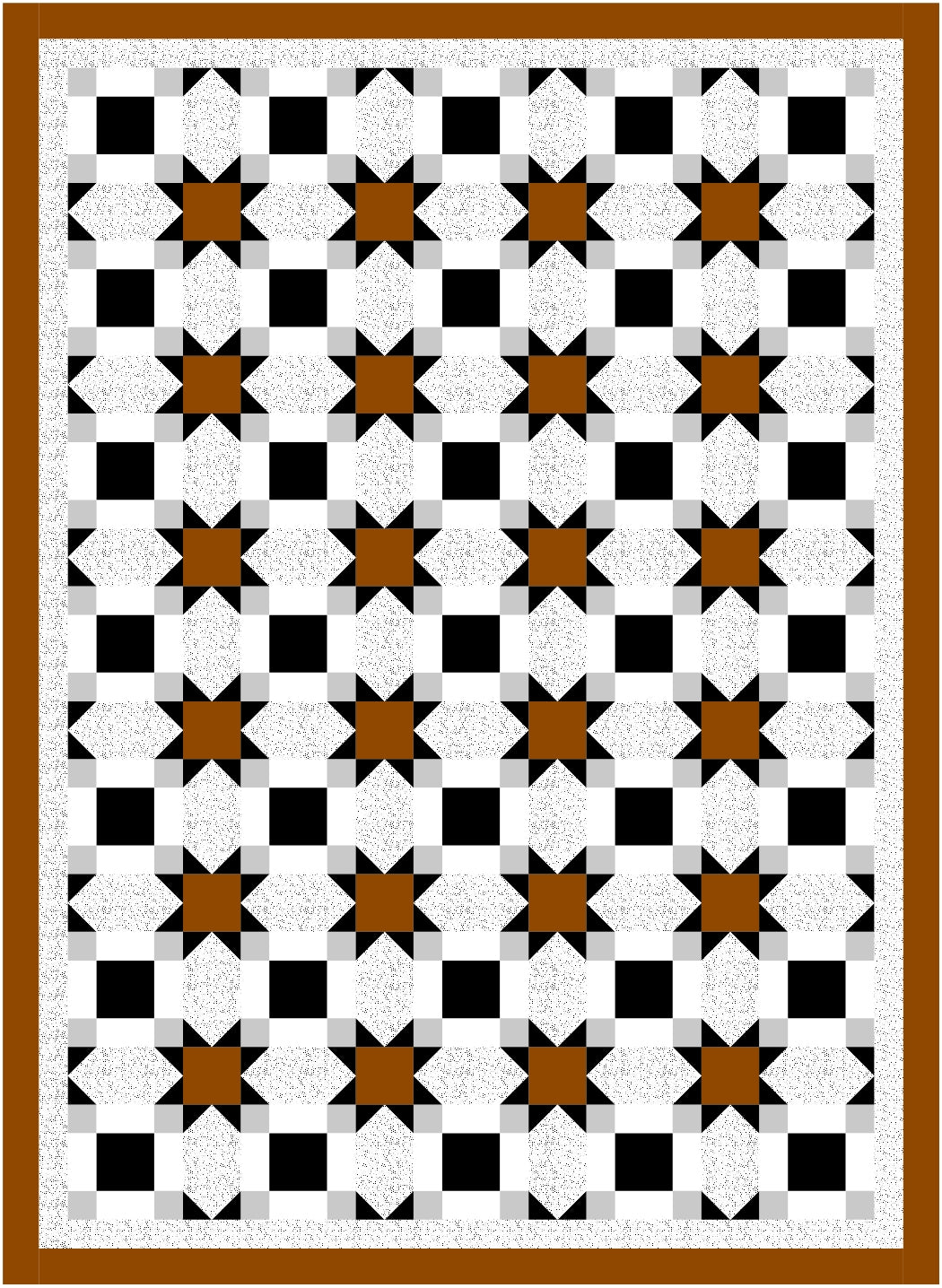 BL250 Vanishing Quilt pattern 3 sizes Accuquilt friendly rotary cutting included
