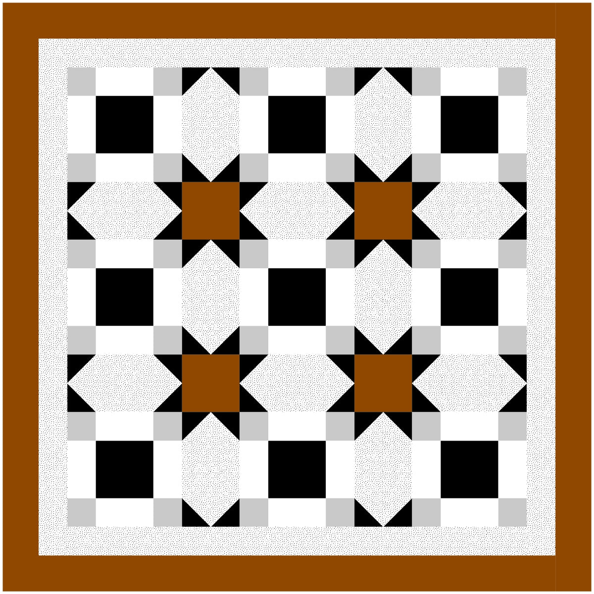 BL250 Vanishing Quilt pattern 3 sizes Accuquilt friendly rotary cutting included