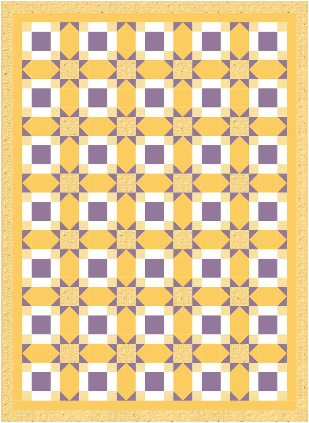 BL250 Vanishing Quilt pattern 3 sizes Accuquilt friendly rotary cutting included