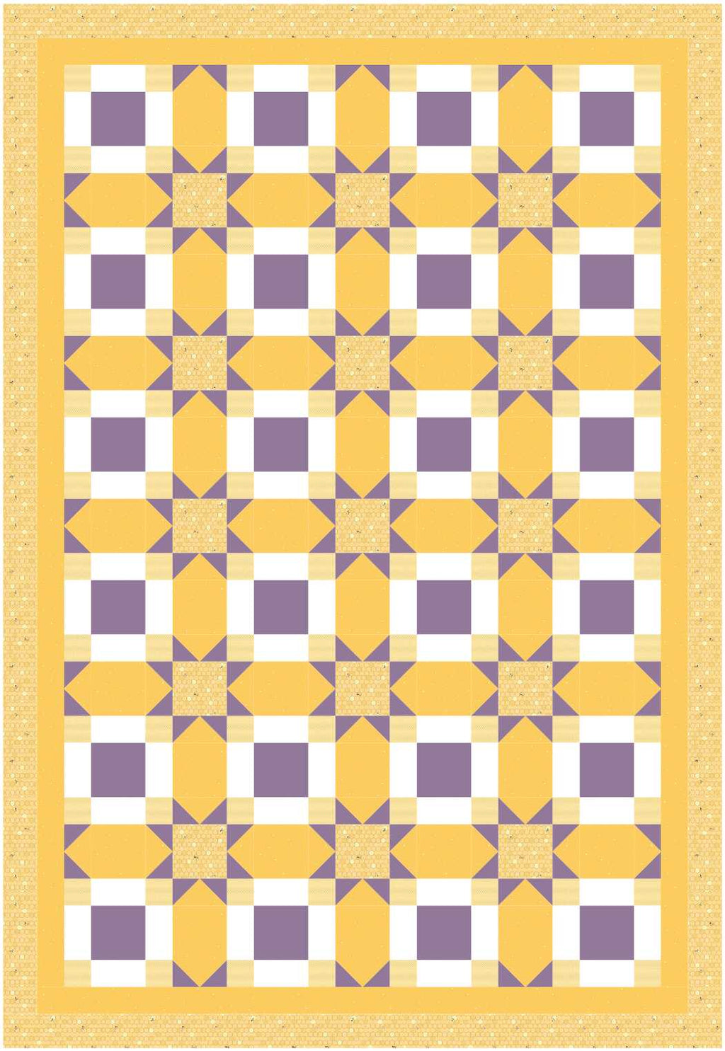 BL250 Vanishing Quilt pattern 3 sizes Accuquilt friendly rotary cutting included