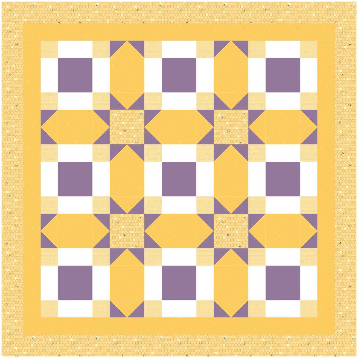 BL250 Vanishing Quilt pattern 3 sizes Accuquilt friendly rotary cutting included