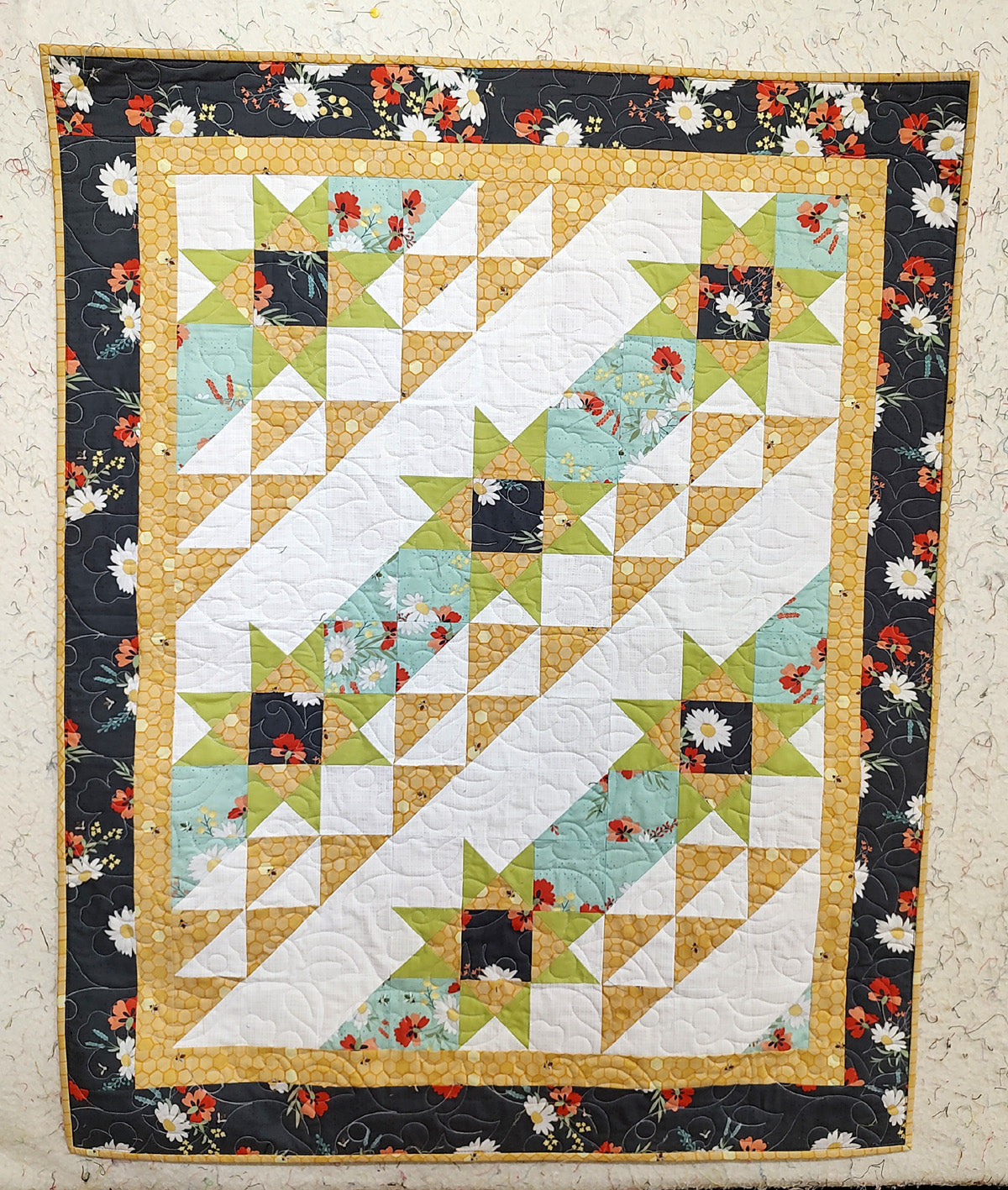 BL258 Warbler Quilt pattern 3 sizes plus 16 more QUBE sizes