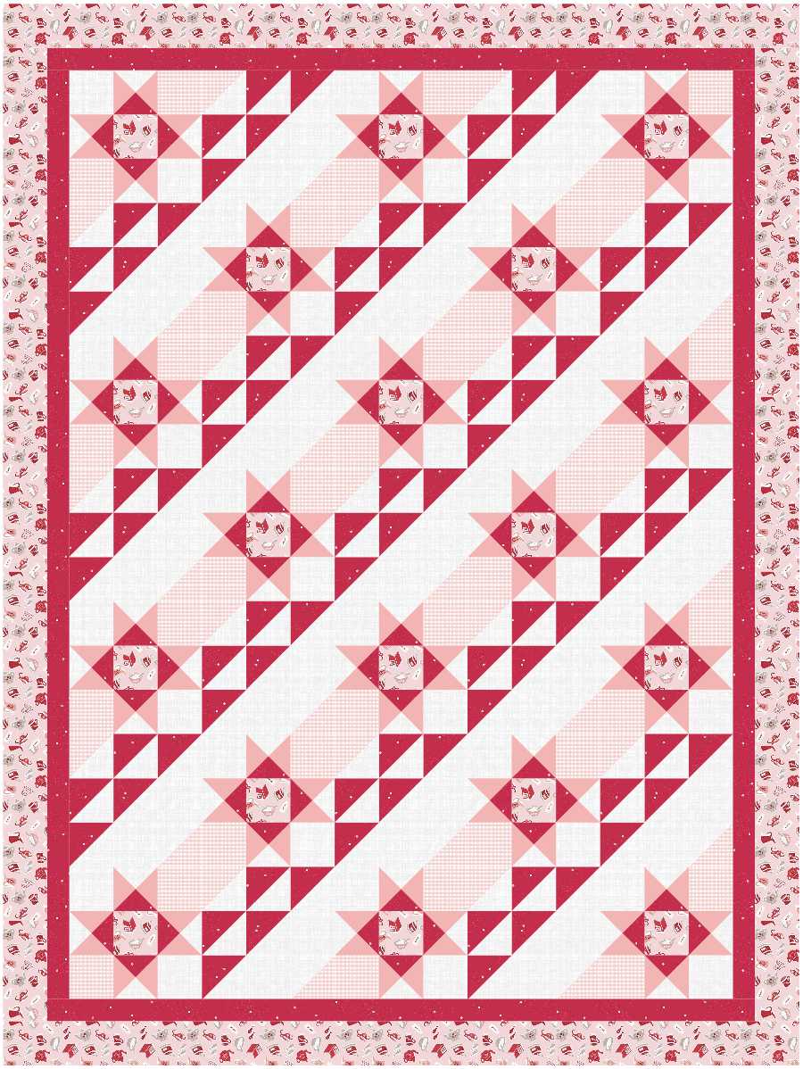 BL258 Warbler Quilt fabric KIT 3 sizes