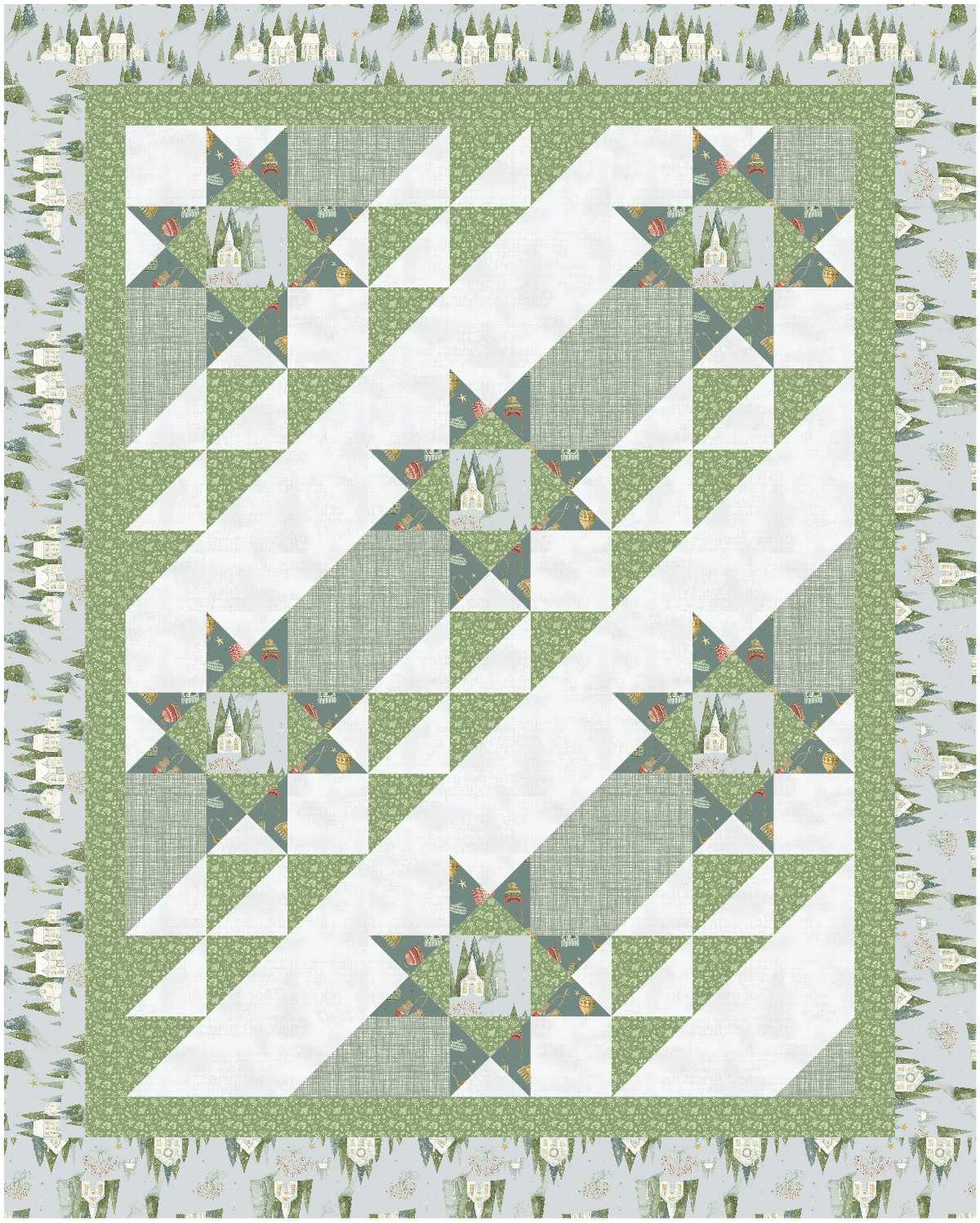 BL258 Warbler Quilt fabric KIT MEDIUM