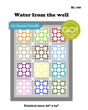BL188 Water from the well FQ and Accuquilt friendly Quilt Pattern