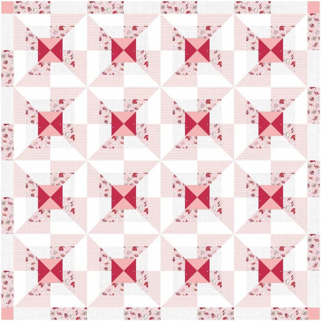 BL108 Whirly Gig Quilt Kit LARGE