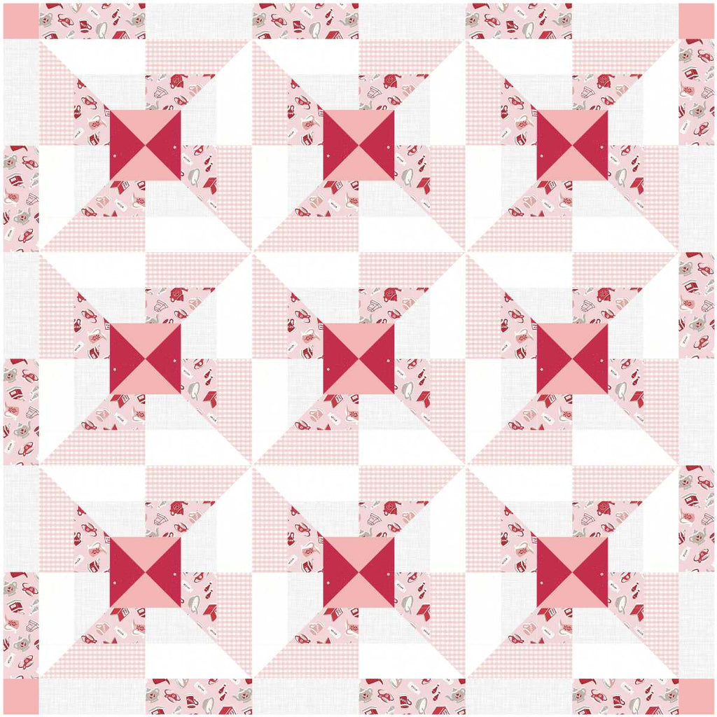 BL108 Whirly Gig Quilt Kit SMALL