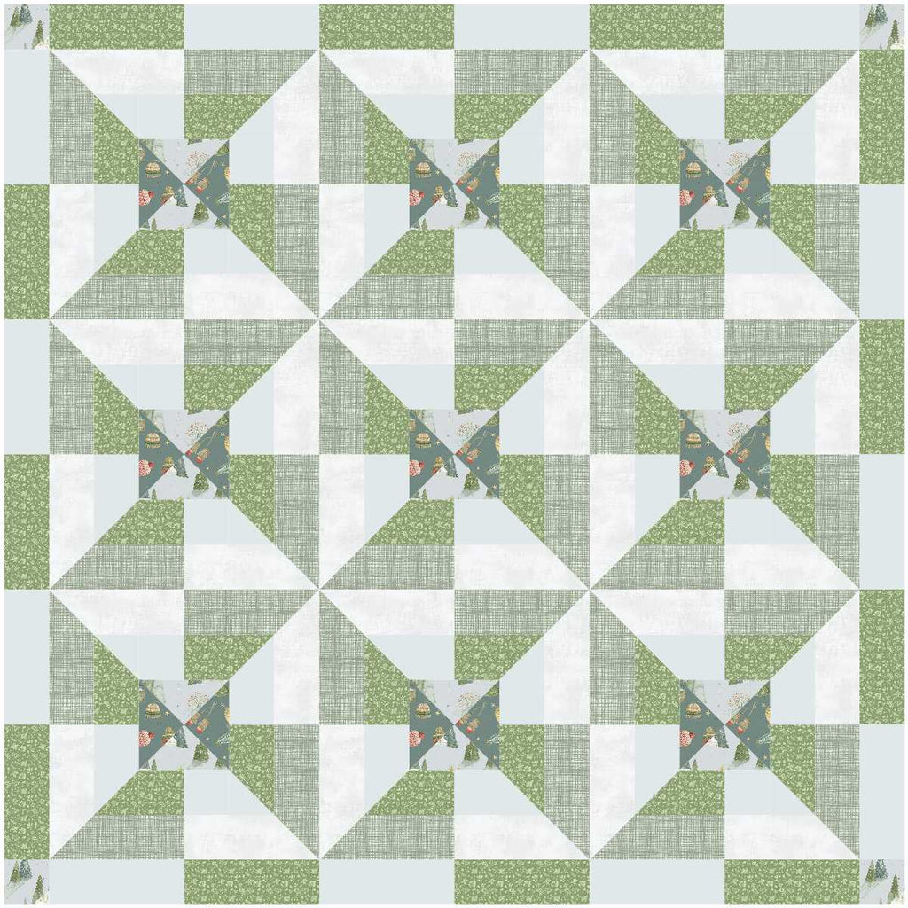 BL108 Whirly Gig Quilt Kit SMALL