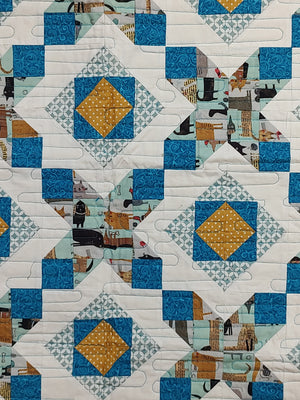 Dogs and Cats Wild World Baby Lap quilt