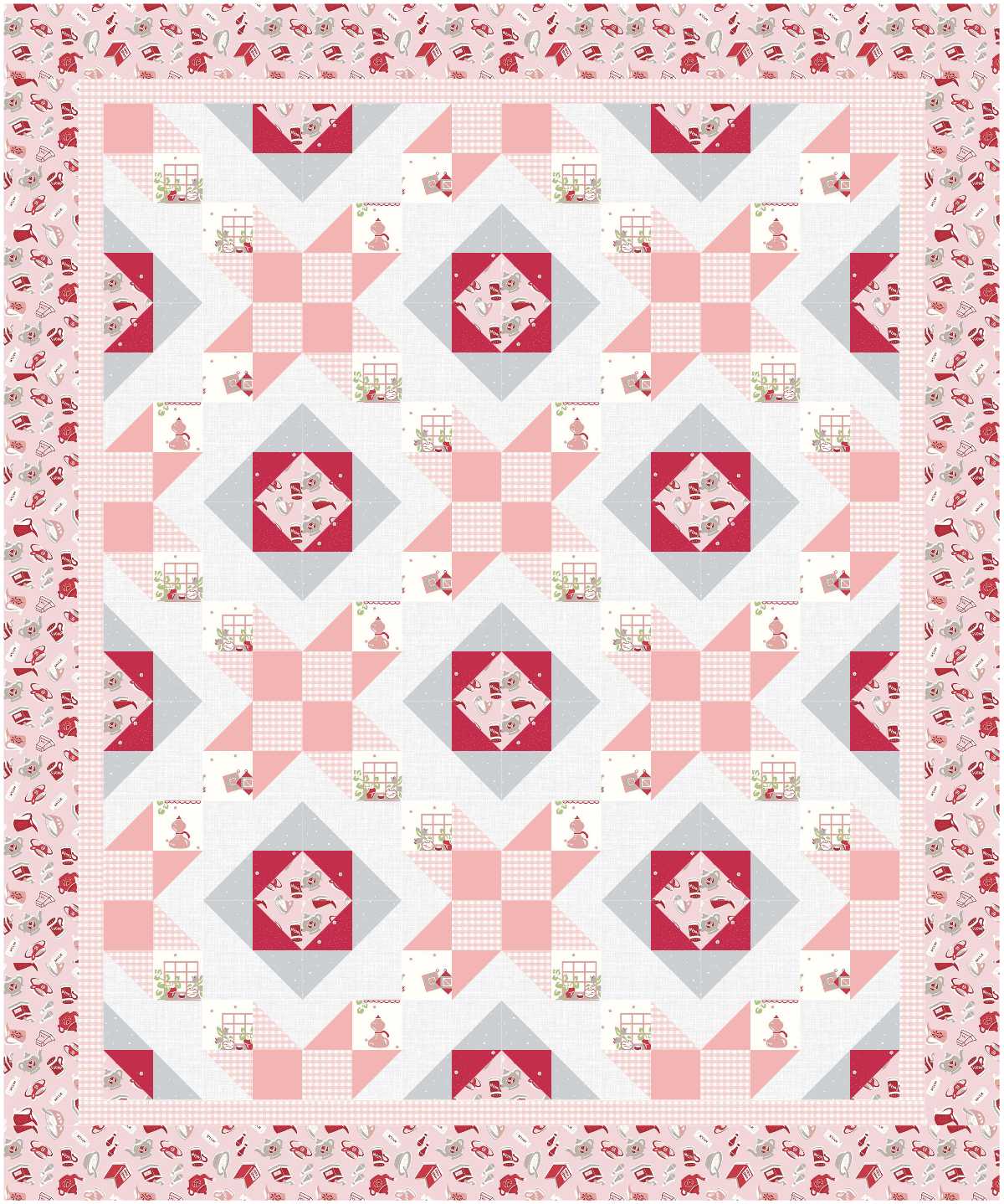 BL165 Wild World Quilt Kit