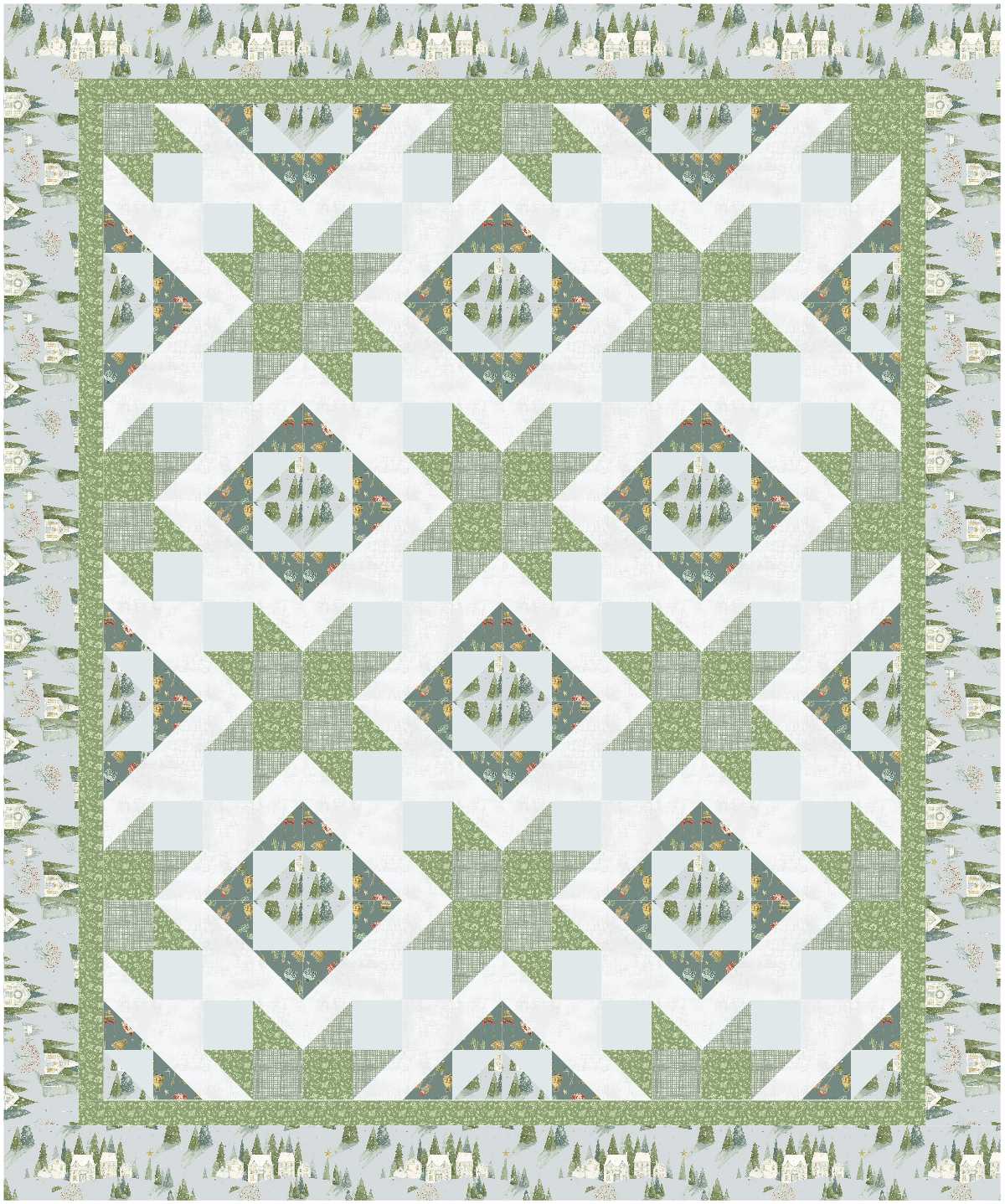BL165 Wild World Quilt Kit