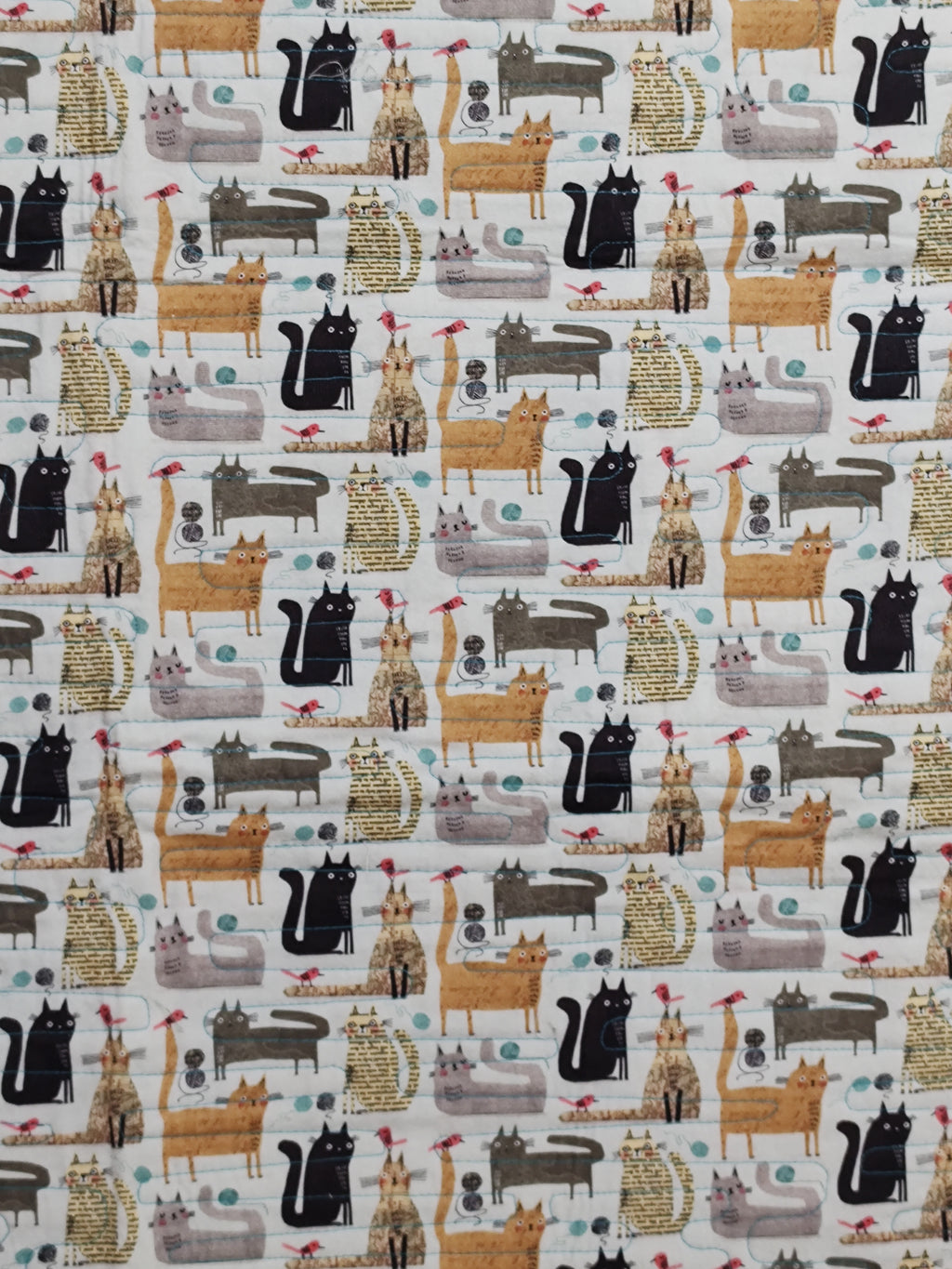 Dogs and Cats Wild World Baby Lap quilt