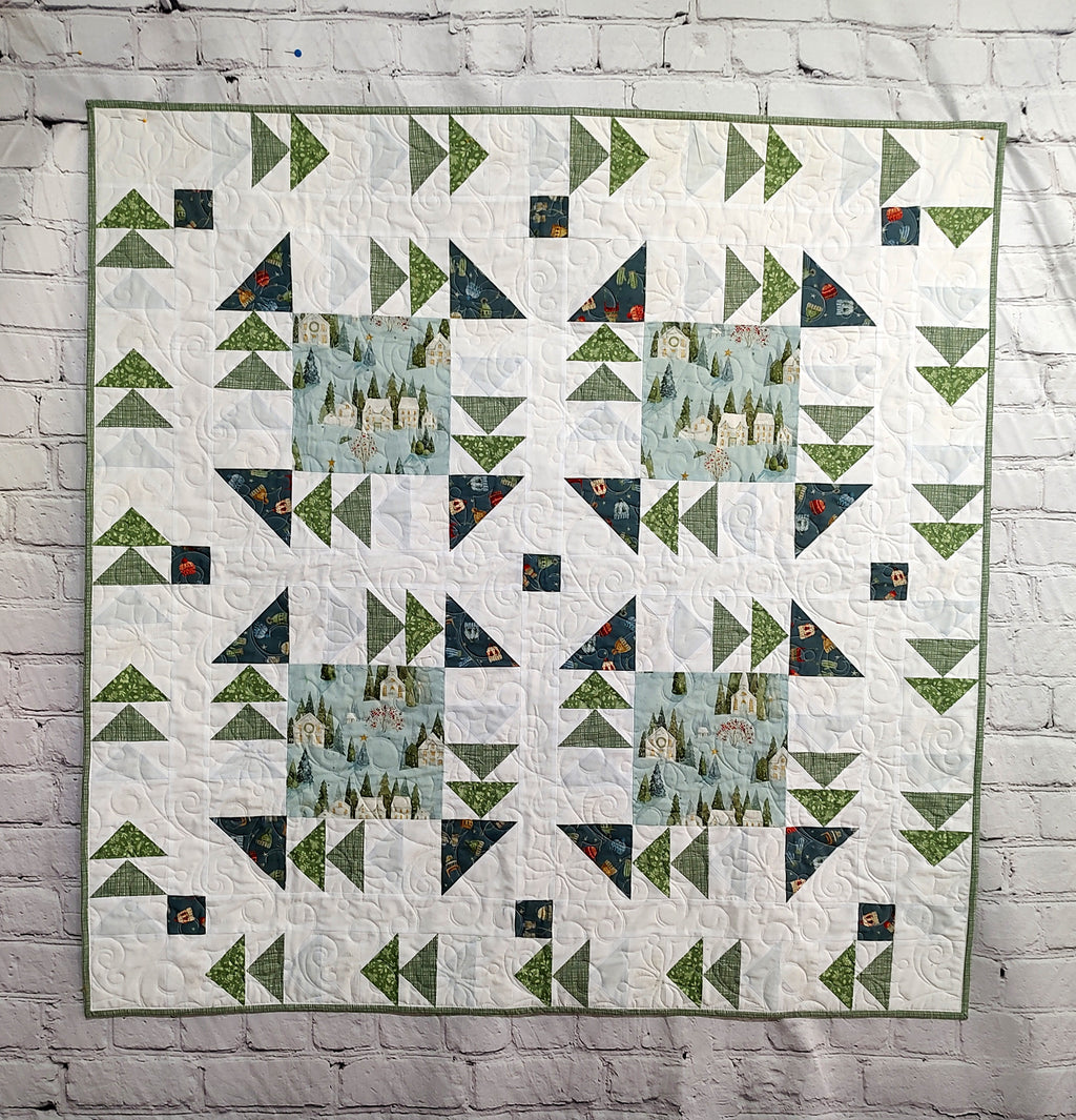 BL291 Winter Wonderland Quilt Pattern FQ and Accuquilt friendly