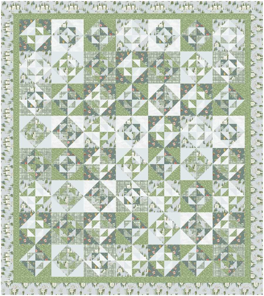 BL289 Wispy Wishes Quilt Kit LARGE