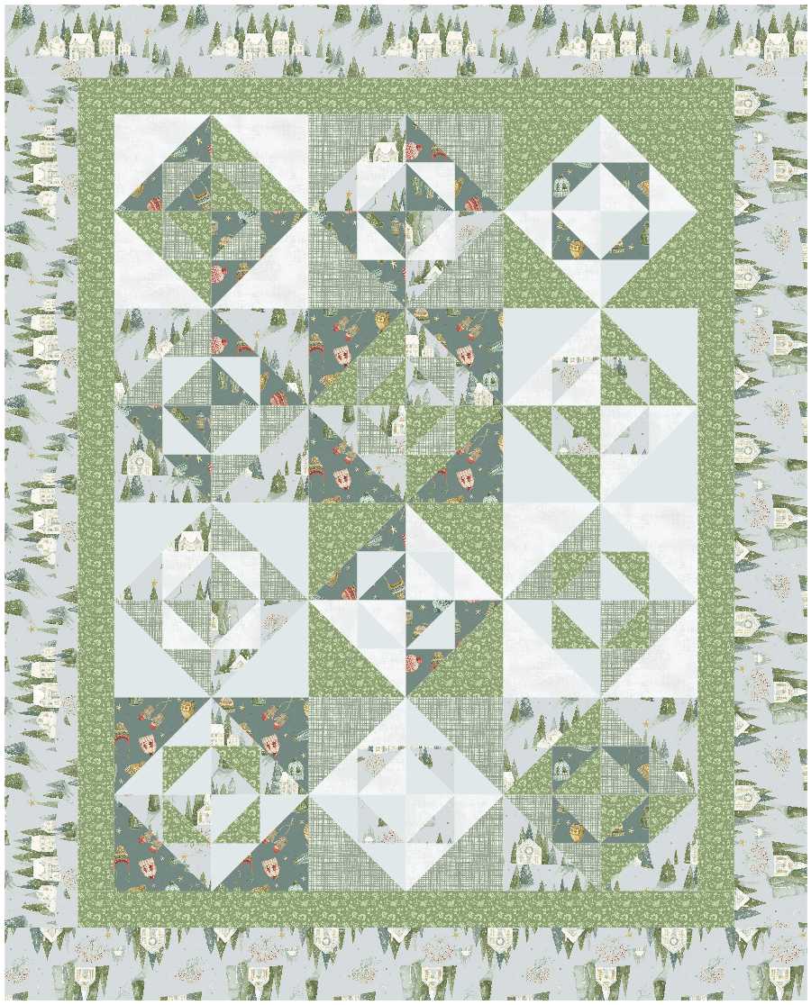 BL289 Wispy Wishes Quilt Kit MEDIUM
